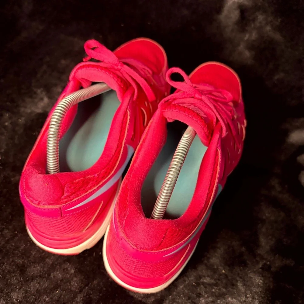 Nike Dual Fusion Run 2‎ 599564-602 Womens US 9.5 Running Shoes Pink Sneakers